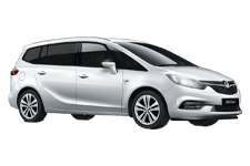 Car Hire Bury - Vauxhall Zafira 7-Seater - Minibus hire Bury