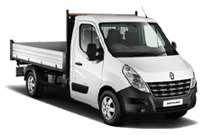 Car Hire Bury - White 3.5 Tonne Folkestone Tipper Transit - Van hire Bury